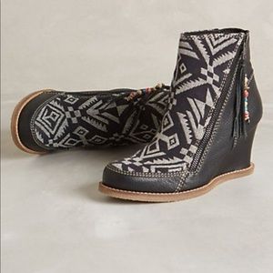 Anthropologie Buyamba Wedge Boots